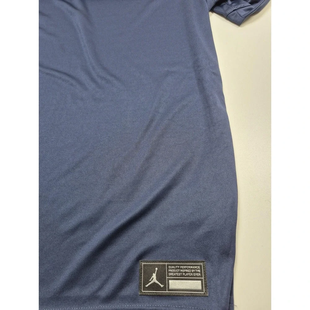 Wolverines Jordan Dri-FIT Shirt Mens 2XL Blue Short Sleeve Football Jersey